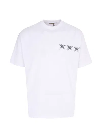 Exit Society Graphic-print T-shirt In White