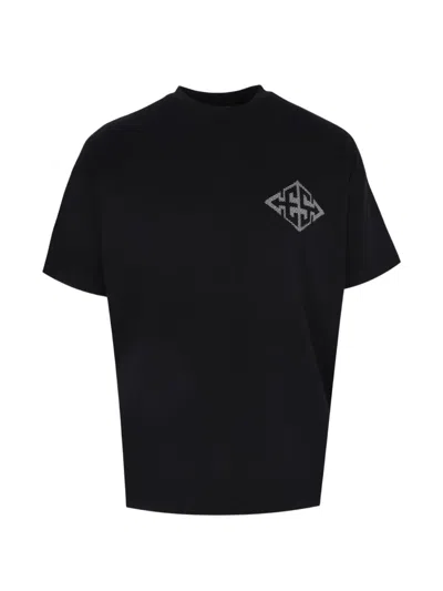Exit Society Logo-print Graphic-print T-shirt In Black