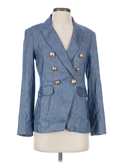 Pre-owned Express Blazer Jacket In Blue