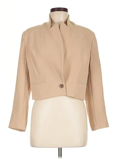 Pre-owned Express Blazer Jacket In Tan