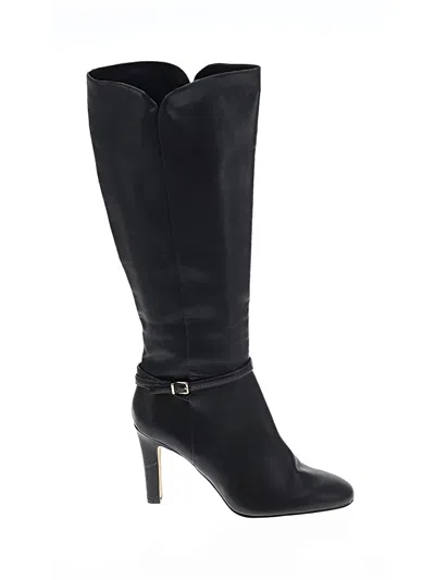 Pre-owned Express Boots In Black
