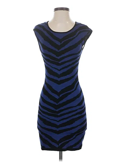 Pre-owned Express Cocktail Dress In Blue