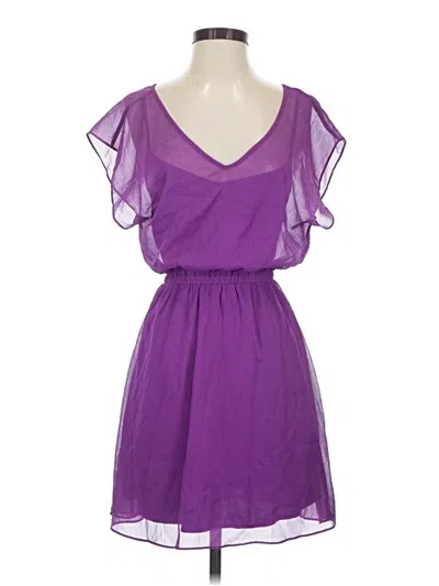 Pre-owned Express Cocktail Dress In Purple