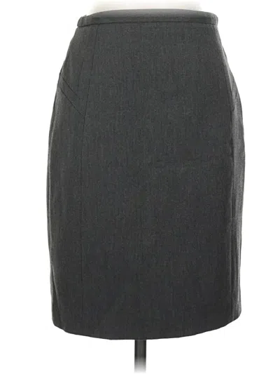 Pre-owned Express Design Studio Formal Skirt In Gray