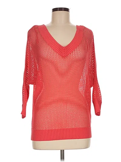Pre-owned Express Pullover Sweater In Red