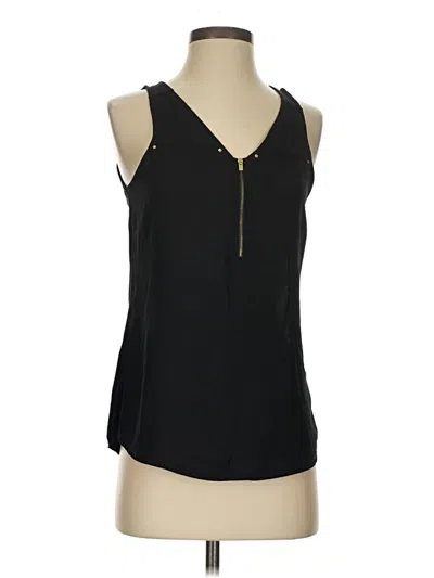 Pre-owned Express Sleeveless Blouse In Black