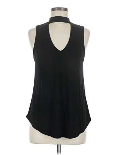 Pre-owned Express Sleeveless Blouse In Black