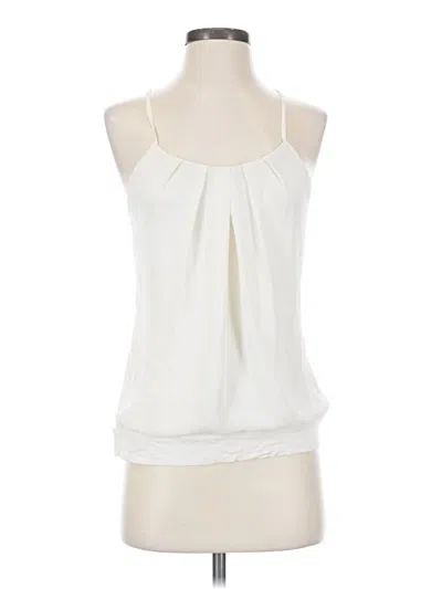 Pre-owned Express Sleeveless Blouse In Ivory