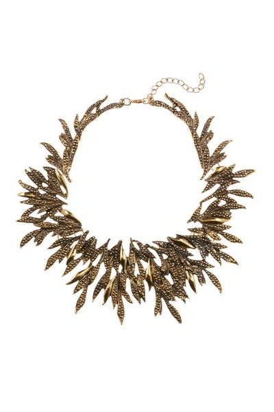 Eye Candy Los Angeles Fall Necklace In Bronze