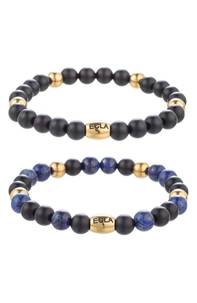 Eye Candy Los Angeles Mark 2-piece Bracelet Set In Blue