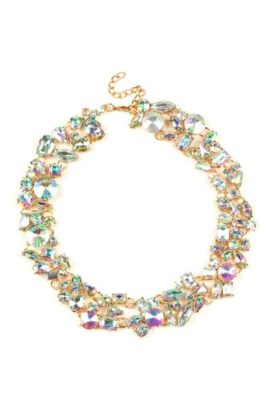 Eye Candy Los Angeles Multicolored Collar Necklace In Mettalic