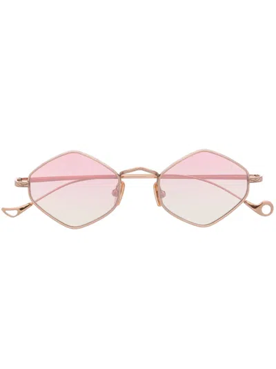 Eyepetizer Sonnenbrille Mit Geometrischem Gestell In Gold