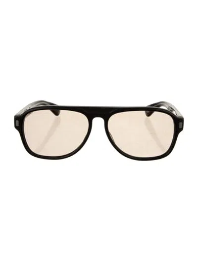 Pre-owned Eyevan 7285 Aviator Tinted Sunglasses In Brown