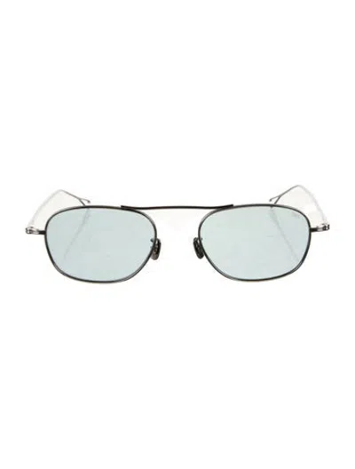 Pre-owned Eyevan 7285 Aviator Tinted Sunglasses W/ Tags In Silver