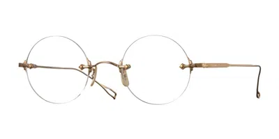 Eyevan Orbit G Men's Glasses Gold Size 44 - Free Lenses - Blue Light Block Available