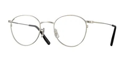 Eyevan Quincy S Men's Glasses Silver Size 46 - Free Lenses - Blue Light Block Available