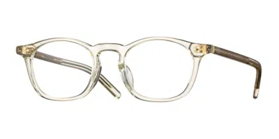 Eyevan Sadler Narrow-e Ecr Men's Glasses Yellow Size 47 - Free Lenses - Blue Light Block Available In Neutral