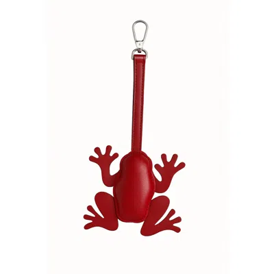 F3rog By Rana Women's Red Frog Keychain