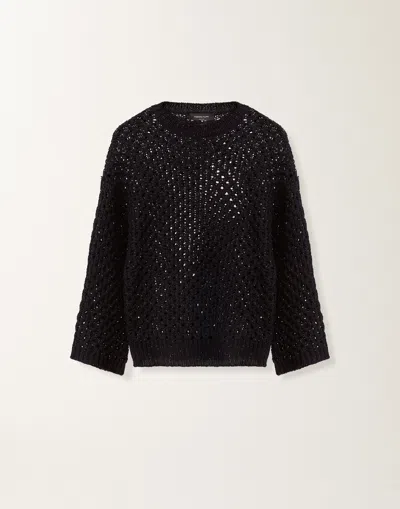 Fabiana Filippi - Woman Knitwear Night Blue 36 In Black