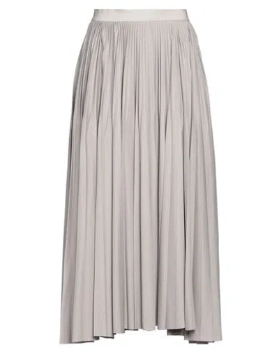 Fabiana Filippi Woman Maxi Skirt Dove Grey Size 8 Polyester