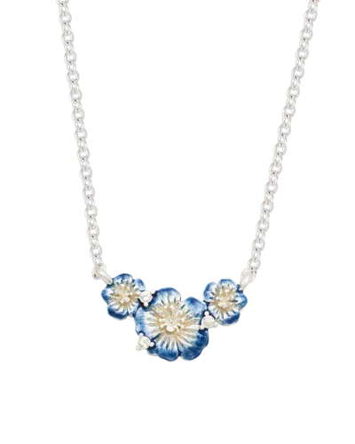 Fable England Larkspur Choker Necklace In Metallic