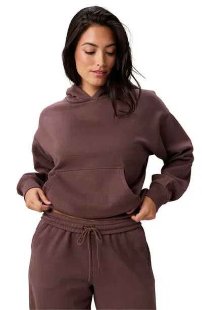Fabletics Cozy Fleece Hoodie In Brown