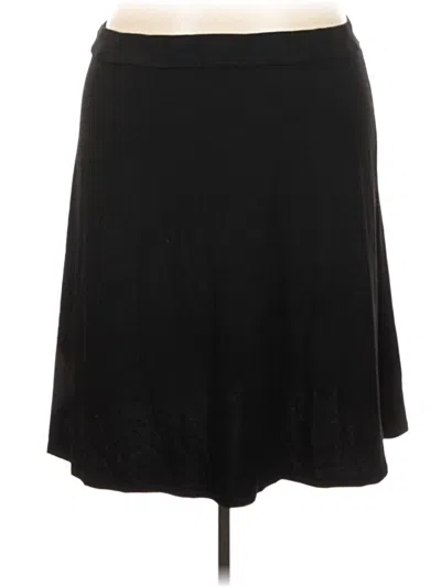 Pre-owned Faded Glory Casual Skirt In Black