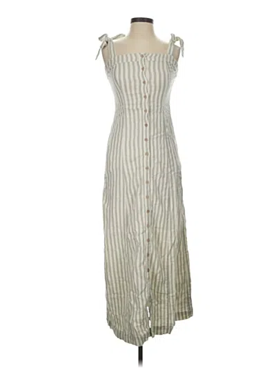 Pre-owned Faherty Casual Dress In Gray