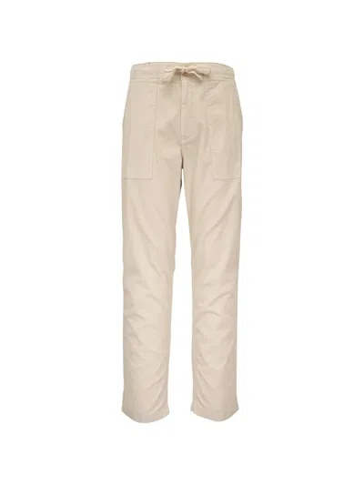 Faherty Dune Patch-pocket Trousers In Neutral