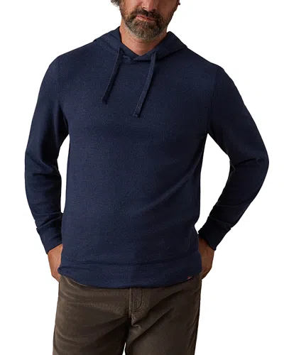 Faherty Legend Sweater Hoodie In Blue