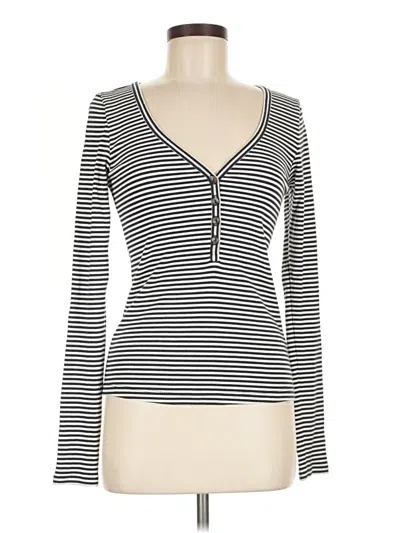 Pre-owned Faherty Long Sleeve T-shirt In Ivory