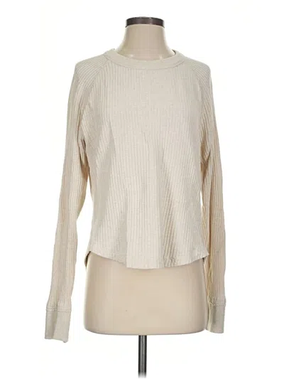Pre-owned Faherty Long Sleeve Turtleneck In Ivory