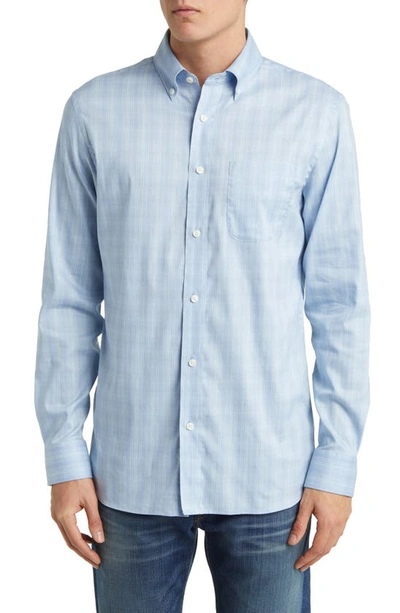 Faherty The Movement Button-up Shirt In Ice Falls Plaid