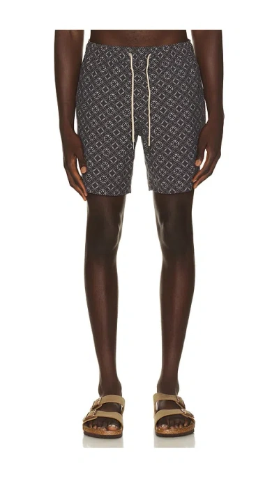 Fair Harbor Bayberry Swim Trunk In Sea Circles