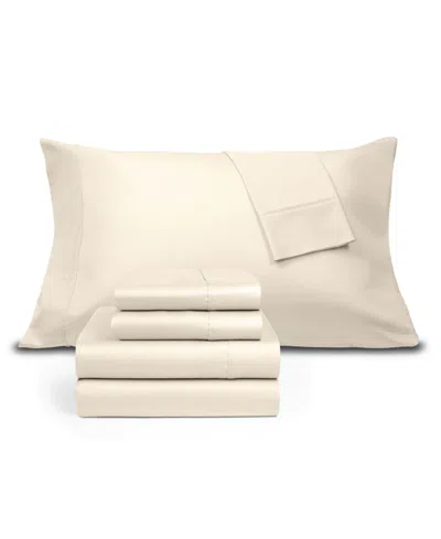 Fairfield Square Collection Brookline 1400 Thread Count Cotton 6-piece Sheet Set, Full, Exclusively At Macy's In Ivory