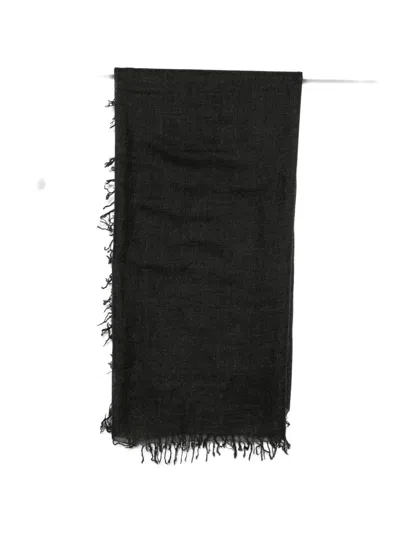 Faliero Sarti Frangine Frayed Scarf In White