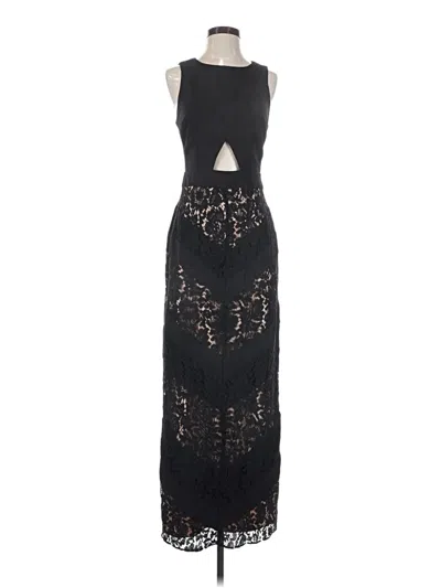Pre-owned Fame And Partners Cocktail Dress In Black