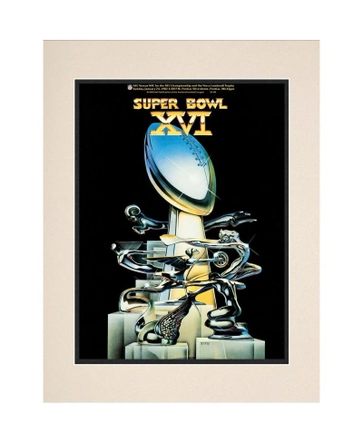 Fanatics Authentic 1982 49ers Vs Bengals 10.5" X 14" Matted Super Bowl Xvi Program In Multi