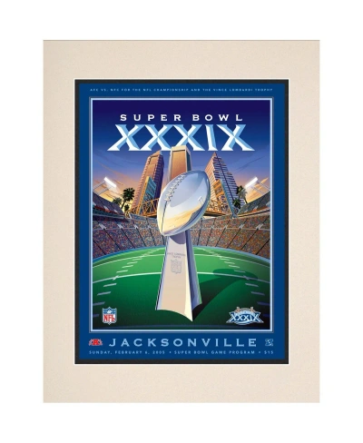 Fanatics Authentic 2005 Patriots Vs Eagles 10.5" X 14" Matted Super Bowl Xxxix Program In Multi