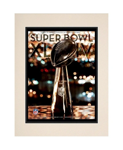 Fanatics Authentic 2010 Saints Vs Colts 10.5" X 14" Matted Super Bowl Xliv Program In Multi