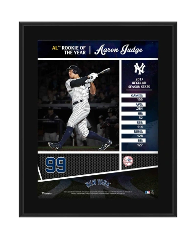 Fanatics Authentic Aaron Judge New York Yankees 10.5" X 13" 2017 Al Rookie Of The Year Sublimated Plaque In Multi