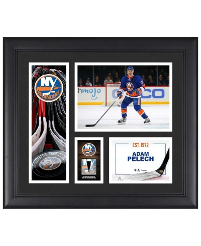 Fanatics Authentic Adam Pelech New York Islanders Framed 15" X 17" Player Collage With A Piece Of Game-used Puck In Multi