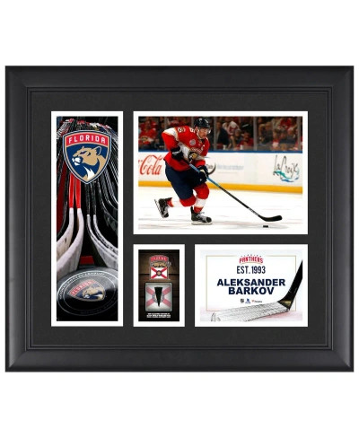 Fanatics Authentic Aleksander Barkov Florida Panthers Framed 15" X 17" Player Collage With A Piece Of Game-used Puck In Multi