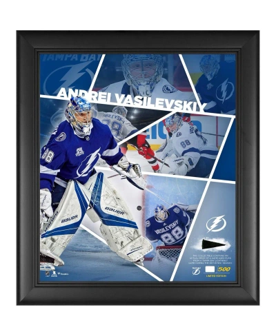 Fanatics Authentic Andrei Vasilevskiy Tampa Bay Lightning Framed 15'' X 17'' Impact Player Collage With A Piece Of Game In Multi