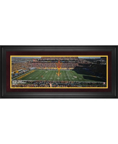 Fanatics Authentic Arizona State Sun Devils Framed 10" X 30" Sun Devil Stadium Panoramic Photograph In Multi