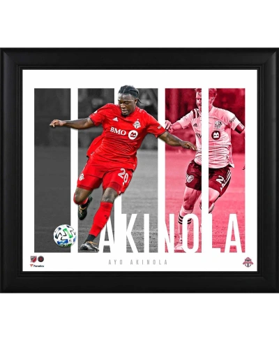 Fanatics Authentic Ayo Akinola Toronto Fc Framed 15" X 17" Player Panel Collage In Multi