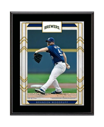 Fanatics Authentic Brandon Woodruff Milwaukee Brewers 10.5'' X 13'' Sublimated Player Name Plaque In Multi