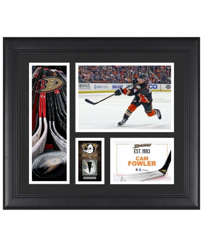 Fanatics Authentic Cam Fowler Anaheim Ducks Framed 15" X 17" Player Collage With A Piece Of Game-used Puck In Multi
