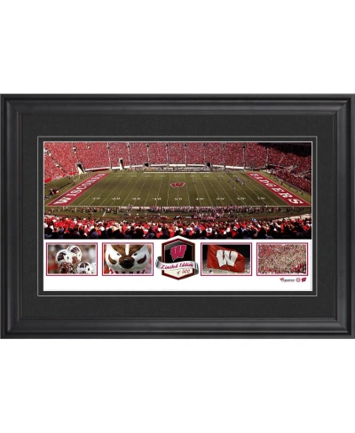 Fanatics Authentic Camp Randall Stadium Wisconsin Badgers Framed Panoramic Collage-limited Edition Of 500 In Multi