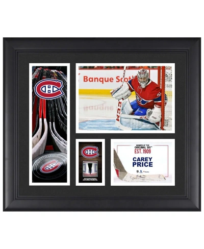 Fanatics Authentic Carey Price Montreal Canadiens Framed 15" X 17" Player Collage With A Piece Of Game-used Puck In Multi